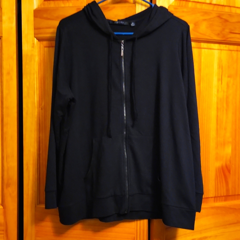 Light Hooded Zip Up